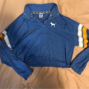 Victoria's Secret Blue Cropped Top